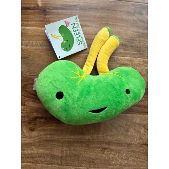 I Heart Guts Plush Spleen Lymphin' the Dream Organ Stuffed Pillow Toy 9.5"- NWT - Picture 3 of 3